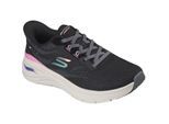 Skechers Arch Fit 3.0 Textil Damen Schuhe Schwarz Mesh/Multi Trim