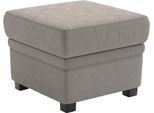 Polsterhocker SIT & MORE "Savona, B: 58 cm", grau (hellgrau), B:58cm H:45cm T:58cm, 98%Polyester 2%Polyamid, Hocker, Polsterhocker, individuell zu kombinieren