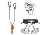 Petzl - Kit Via Ferrata Eashook - Klettersteigset Gr Harness: 76-107 cm - Helmet: 53-61 cm grau