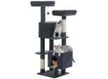Pawz Road Kratzbaum Spielbaum 133 cm dunkelgrau