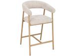Livetastic , Eichefarben, Beige , Holz, Metall, Textil , Pappel , Sperrholz , 53x93x55 cm ,