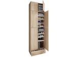 Mid.you , Sonoma Eiche , Holzwerkstoff , 7 Fächer , 1 Schublade(n) Schubladen , 70x240x39 cm ,