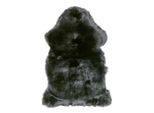 Linea Natura , Schwarz , Fell , Schaf , Tierform , 60x90 cm , für Fußbodenheizung geeignet, antistatisch ,