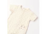 Strampler IDO "BABY GIRL SUMMER ROMPERS", Kinder, Gr. 3, EURO-Größen, beige (cream, beige), 100% Baumwolle, Overalls