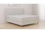 BRUNO Boxspringbett Premium 180x200cm in Glory Soft Beige | Matratzen-Härtegrad: Links H2 / Rechts H2 | mehrfach ausgezeichnet in Design & Qualität