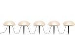 LED Solarleuchte OTTO HOME "Primala, LED-Solar Gartensteckerr, 5er Set, halbkugeln", weiß, Ø:15cm, Leuchten, mit Erdspießen