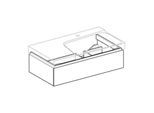 Geberit Xeno² Waschtisch-Unterschrank 500514431 88x22x46,2cm, mit Schublade, mit Ablagefläche, strukturiert/sculturagrau