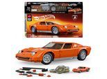 Modellbausatz MATTEL "Mattel Brick Shop Hot Wheels Premium Lambo", orange, Modellbausätze, KinderB:10cm H:15cm L:36cm, Kunststoff, Metall, Modellbausatz, B:10cm H:15cm L:36cm