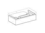 Geberit Xeno² Waschtisch-Unterschrank 500513431 88x22x46,2cm, mit Schublade, mit Ablagefläche, strukturiert/sculturagrau