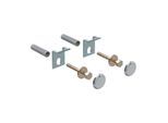 Geberit Urinal-Befestigungssatz Kerafix 551070 chrom, mit Abdeckkappen