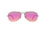 Ray-Ban Aviator Heren Goud Cyclamen Flash Zonnebril