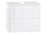 Xora Waschbeckenunterschrank, Weiß, Holzwerkstoff, 1 Schublade(n) Schubladen, 60x53x35 cm, Made in Germany, hängend, Badezimmer, Badezimmerschränke, Waschbeckenunterschränke