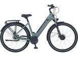 E-Bike PROPHETE "Geniesser 2.8" Gr. 48, silber (grau, schwarz, schwarz), Elektrofahrräder, 48cm, 28 Zoll (71,12cm), E-Bike, Pedelec, Elektrofahrrad für Damen u. Herren
