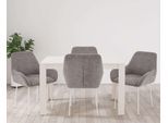 Esstisch OTTO HOME "Meigh", weiß (kaschmir), B:120cm H:75cm T:80cm, Tische, Esstisch, Breite 120 cm, in verschiedenen Farbvarianten erhältlich