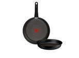 Pfannen-Set TEFAL "Ingenio Excellence Fusion", schwarz, Pfannen, Pfannen-Set, abnehmbarer Ingenio-Griff, Thermo-Signal, stapelbar, Induktion