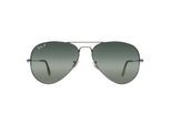 Ray-Ban zonnebril Aviator 3025 zilver gepolariseerd groene zilveren spiegel 003/59