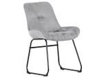 Livetastic , Hellgrau , Textil , 55x84x62 cm ,