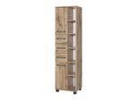 Mid.you , Eichefarben , Holzwerkstoff , 7 Fächer , 3 Schublade(n) Schubladen , 41.9x163.7x32 cm , Made in Germany ,