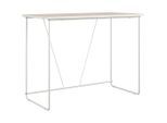 Mid.you , Naturfarben, Weiß , Metall, Holzwerkstoff , Holzoptik , rechteckig , 99x75x49 cm ,