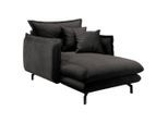 Livetastic , Anthrazit , Textil , Füllung: Schaumstoff,Schaumstoff , 111x101x167 cm , Made in Europe ,