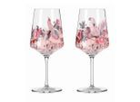 Ritzenhoff Spritzerglas, Grau, Rosa, Glas, 2-teilig, 544 ml, 9.3x22.5x9.3 cm, Fsc, Made in Germany, Essen & Trinken, Gläser, Weingläser, Weißweingläser