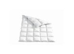 Sleeptex Ganzjahresdecke Devon, Weiß, Textil, Naturmaterialien, Füllung: Entendaunen, Entenfedern, 220x240 cm, Made in Germany, Oeko-Tex® Standard 100, Downpass, Schlaftextilien, Bettdecken, 4 Jahreszeiten Bettdecken