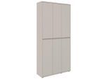 Xora Schuhschrank , Kaschmir , Kunststoff , 20 Fächer , 100x210x34 cm , Garderobe, Schuhaufbewahrung, Schuhschränke