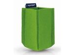 Magnetoplan magnetoTray ecoAware SMALL Stifteköcher, Filz grün, magnetisch, 60 × 100 × 60 mm