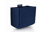 Magnetoplan magnetoTray ecoAware MEDIUM Stifteköcher, Filz dunkelblau, magnetisch, 130 × 100 × 60 mm