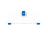 Schäfer Shop Pure Cover niedrig für Eurobox Serie Economy 600 x 400 mit offener Front, Kunststoff, blau