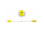 Schäfer Shop Pure Cover niedrig für Eurobox Serie Economy 400 x 300 mit offener Front, Kunststoff, gelb