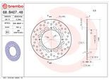BREMBO Bremsscheibe 68b40748 220mm 4mm