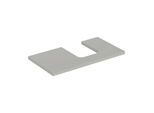 Geberit One Waschtisch-Platte 505313007 90 x 3 x 47 cm, greige/lackiert matt, Ausschnitt rechts