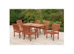 Gardenson , Eukalyptusholzfarben , Holz , Eukalyptusholz , Hartholz , rechteckig , FSC 100% ,