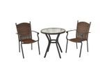 Gardenson , Braun, Graphitfarben , Metall, Kunststoff , Uni ,