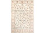 Lindorug Vintage-Teppich Living Jane, Hellrosa, Perlmutt, Pastellblau, Textil, orientalisch, rechteckig, 130x190 cm, Oeko-Tex® Standard 100, für Fußbodenheizung geeignet, rutschfest, in verschiedenen Größen erhältlich, wasserabweisend, schmutzabweisend, Hausstauballergiker feuchtraumgeeignet, stuhlrollengeeignet, waschbar, pflegeleicht, strapazierfähig, reißfest, rutschfeste Unterfläche, vegan, Te