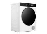 HISENSE Wärmepumpentrockner "DH3I802BWCD", Energieeffizienz: C, weiß, B:59,5cm H:84,5cm T:55cm, Trockner, Farb-Display, Smart Assist, Wärmepumpentrockner
