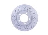 HELLA Bremsscheibe PRO High Carbon 8dd355128561 Gelocht 330mm 34mm für Porsche