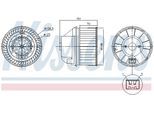 NISSENS Innenraumgebläse 87496 für Ford