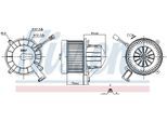 NISSENS Innenraumgebläse 87638 für Mercedes