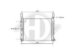 DIEDERICHS Kühler, Motorkühlung dcm2958 für Mercedes RENAULT