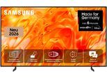SAMSUNG QLED-Fernseher "GQ75QN70HAU", Energieeffizienz: D, schwarz, 75 ″, Fernseher, Real QLED, Quantum-Mini-LEDs, Gaming Hub mit 144 Hz, Adaptive Sound+, QLED-Fernseher