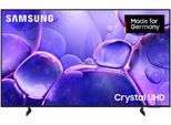 SAMSUNG LED-Fernseher "GU55U8079FU LED-Fernseher", Energieeffizienz: G, schwarz, 55 ″, Fernseher, Crystal UHD, Q-Symphony, Dolby Surround Sound, Triple Tuner, Smart-Hub, LED-Fernseher, Topseller
