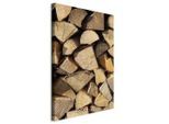 artgeist , Dunkelbraun, Beige , Textil, Holzwerkstoff , rechteckig , 40 cm , Keilrahmen ,