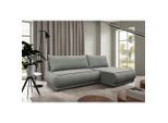 Mid.you , Grau , Textil , Füllung: Schaumstoff , L-Form , 277x179 cm , Made in EU , Bettkasten erhältlich, Bettfunktion erhältlich ,