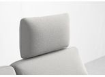 Sofa-Kopfstütze SIT & MORE "Farö", silber, B:50cm H:25cm T:12cm, Holzwerkstoff, Kopfstützen, Sofa-Kopfstütze, im 2-er Set