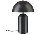 tectake Retro-Tischlampe, Schwarz, Metall, 25x37x25 cm, CE, Lampen & Leuchten, LED Beleuchtung, LED-Tischleuchten
