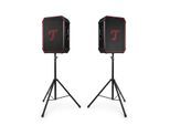 ROCKSTER NEO Stereo-Set + K&M Boxenstativ