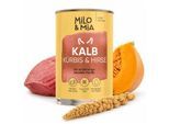 Milo & Mia Kalb, Kürbis & Hirse 24x400 g