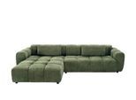 Höffner Selection Ecksofa Freya ¦ grün ¦ Maße (cm): B: 330 H: 67 T: 198.0